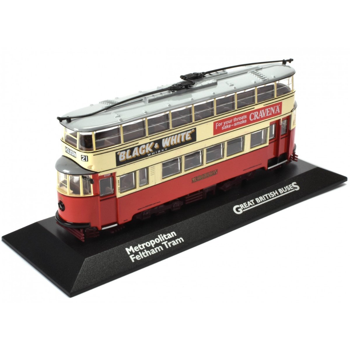 Atlas Editions Metropolitan Feltham Tram - Phillips Hobbies