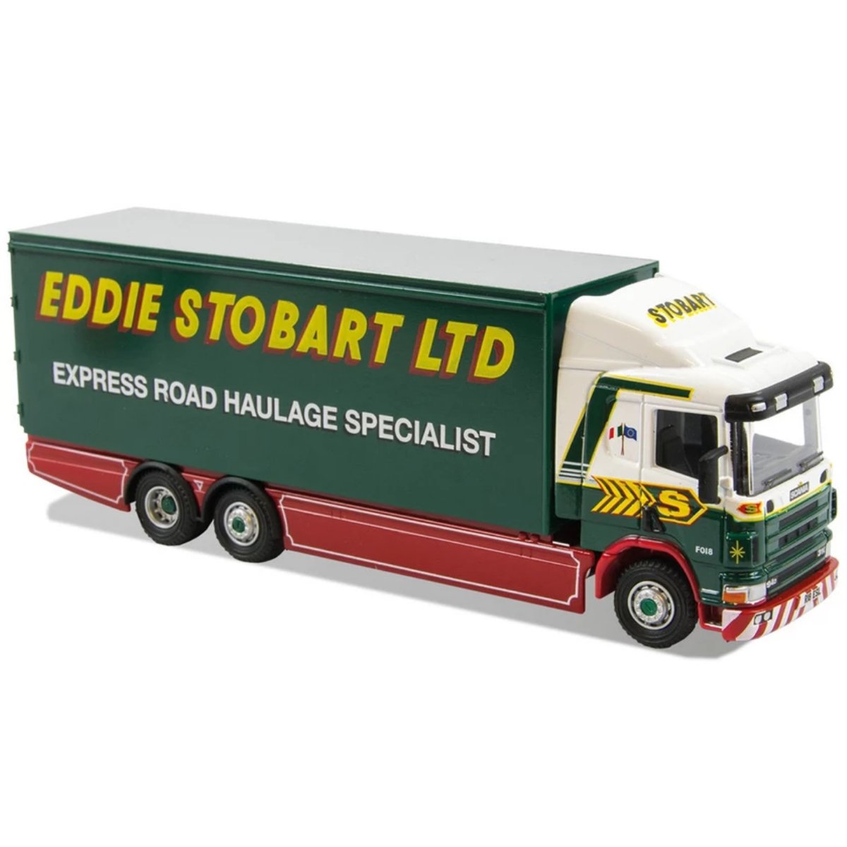 Atlas Editions Scania 94D Rigid Box Van - Eddie Stobart - Phillips Hobbies