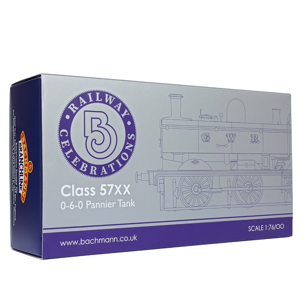 Bachmann 32 - 215A GWR 57XX Pannier Tank 7752 GWR Green (GWR) - OO Gauge - Phillips Hobbies