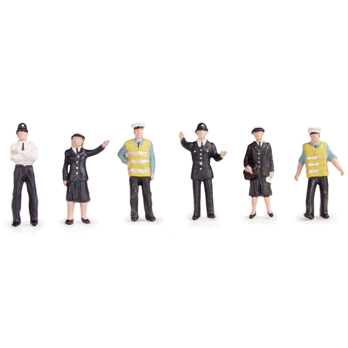 Bachmann 36 - 041 Scenecraft Police & Security Staff Figures - OO Gauge - Phillips Hobbies