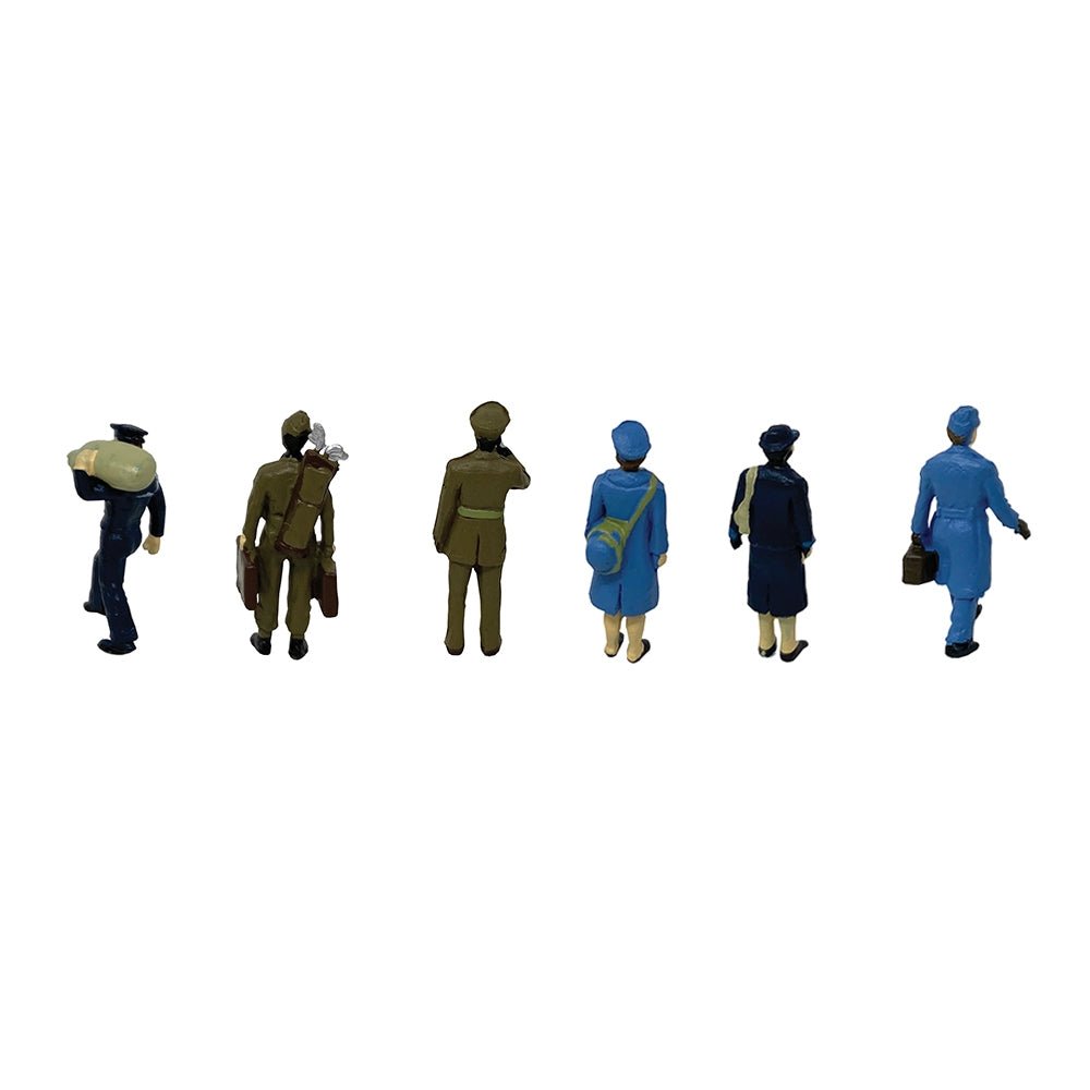 Bachmann 36 - 430 Scenecraft Embarking Service Personnel Figures - OO Gauge - Phillips Hobbies