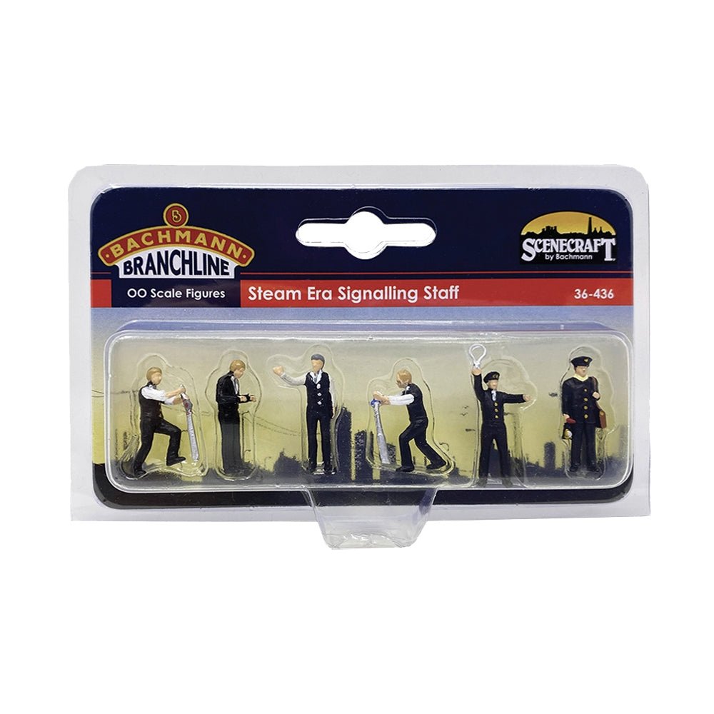 Bachmann 36 - 436 Scenecraft Steam Era Signalling Staff Figures - OO Gauge - Phillips Hobbies
