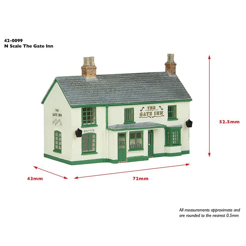 Bachmann 42 - 0099 Scenecraft The Gate Inn - N Gauge - Phillips Hobbies