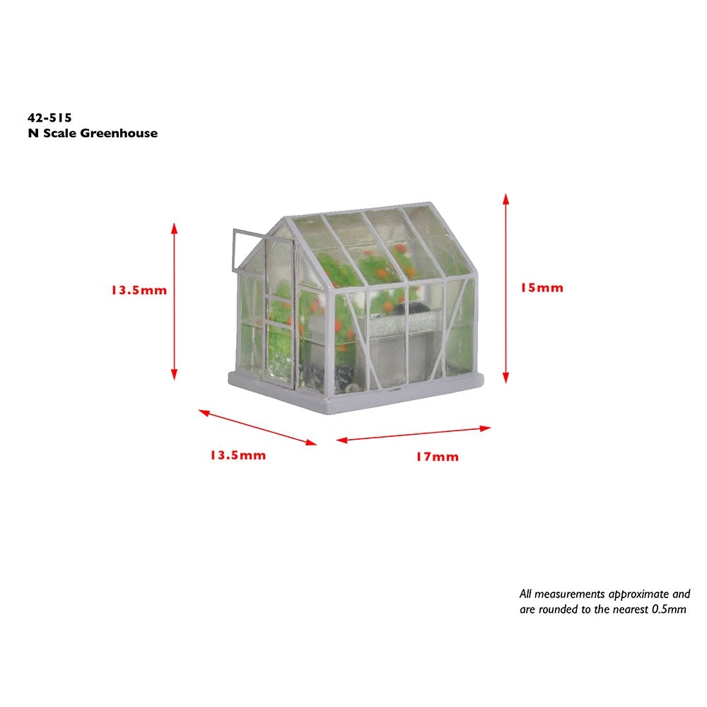 Bachmann 42 - 515 Scenecraft Greenhouses (x2) - N Gauge - Phillips Hobbies