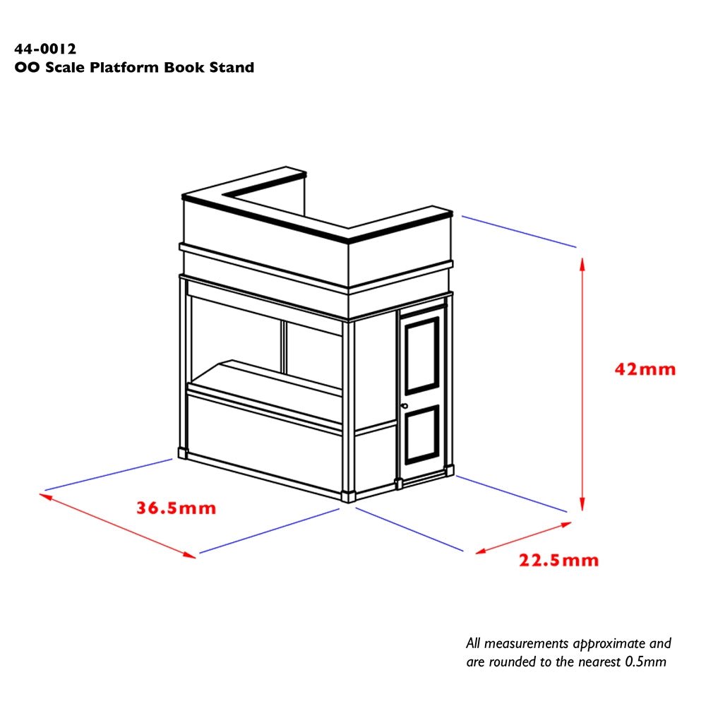 Bachmann 44 - 0012 Scenecraft Platform Book Stand - OO Gauge - Phillips Hobbies