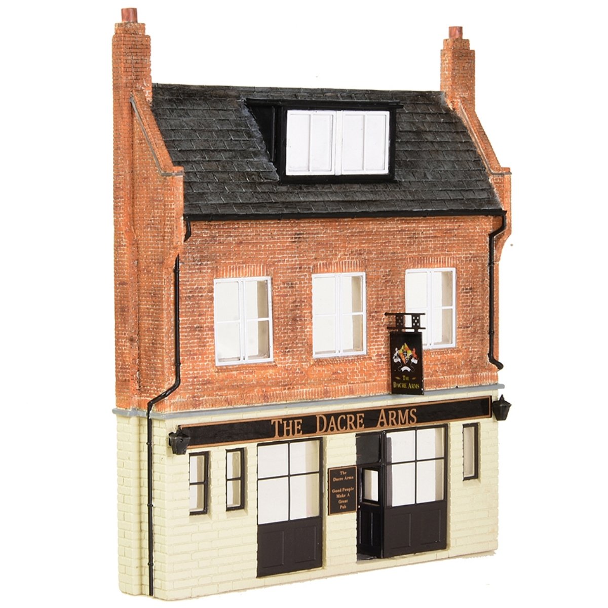 Bachmann 44 - 0208 Scenecraft Low Relief Dacre Arms Pub - OO Gauge - Phillips Hobbies