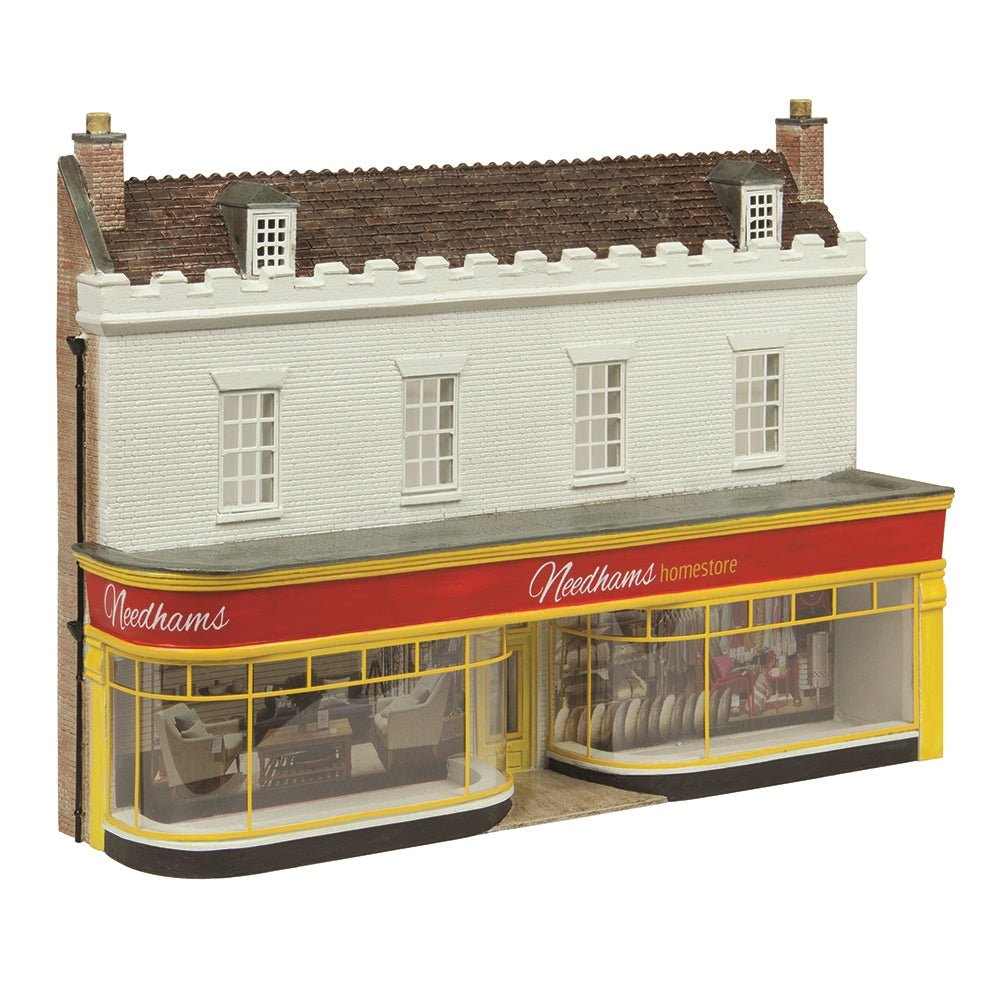 Bachmann 44 - 0222R Scenecraft Low Relief Department Store Red - OO Gauge - Phillips Hobbies