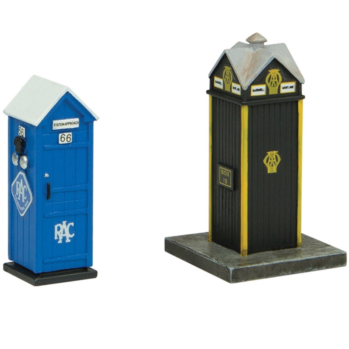 Bachmann 44 - 585 Scenecraft Roadside Rescue Phone Boxes - OO Gauge - Phillips Hobbies