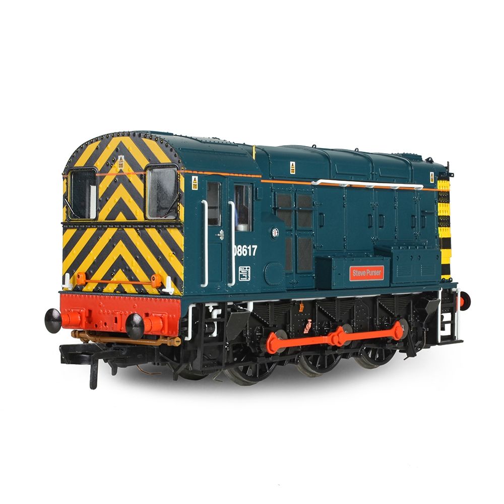 Bachmann Class 08 08617 'Steve Purser' BR Blue - OO Gauge - Phillips Hobbies