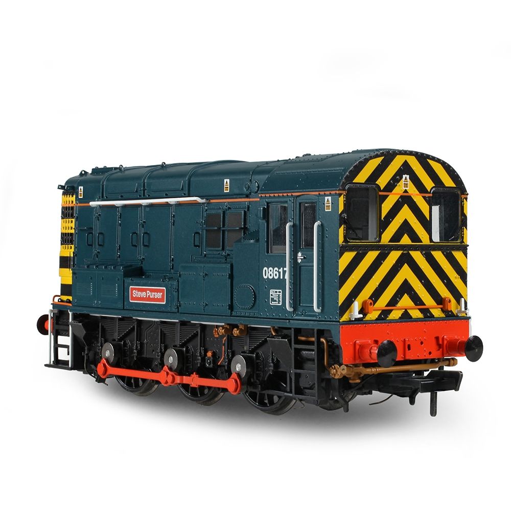 Bachmann Class 08 08617 'Steve Purser' BR Blue - OO Gauge - Phillips Hobbies