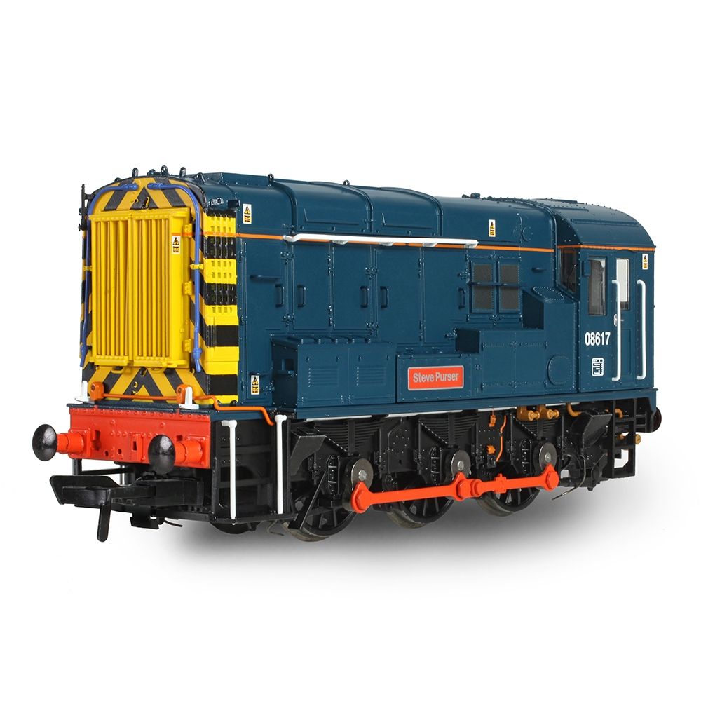 Bachmann Class 08 08617 'Steve Purser' BR Blue - OO Gauge - Phillips Hobbies