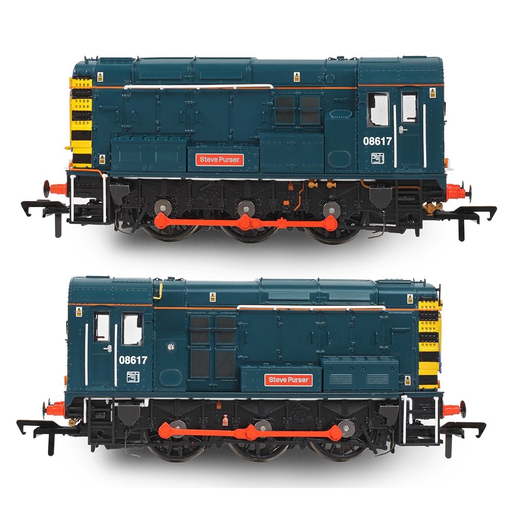 Bachmann Class 08 08617 'Steve Purser' BR Blue - OO Gauge - Phillips Hobbies