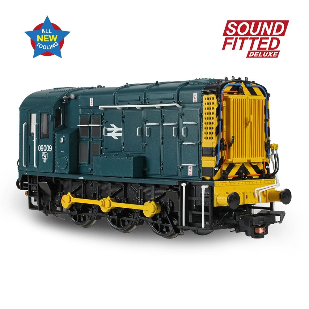 Bachmann Class 09 09009 BR Blue (Wasp Stripes) Sound Fitted Deluxe - OO Gauge - Phillips Hobbies