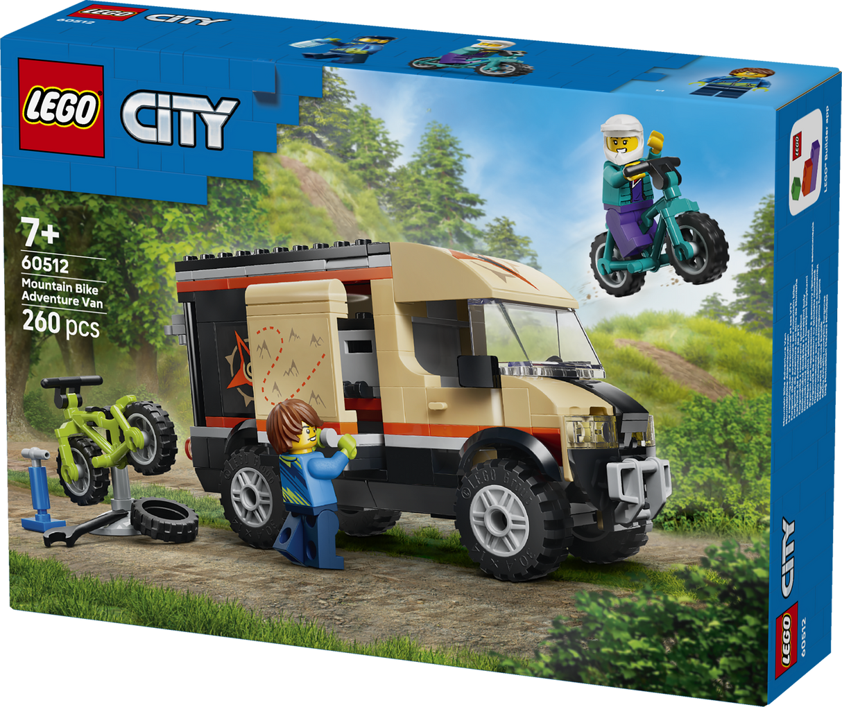 LEGO City Mountain Bike Adventure Van Building Toy 60512