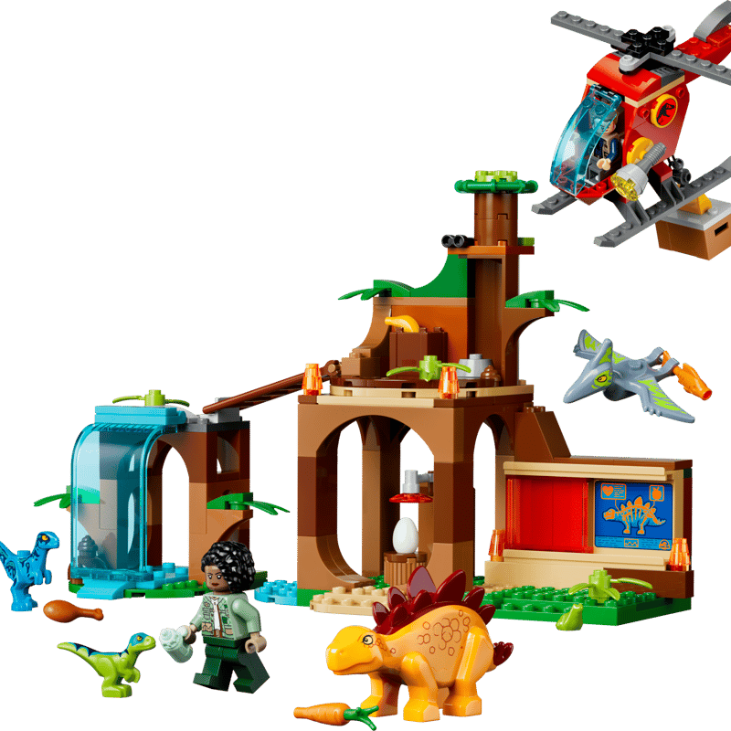 LEGO® 77981 Velociraptor, Stegosaurus & Pteranodon Rescue