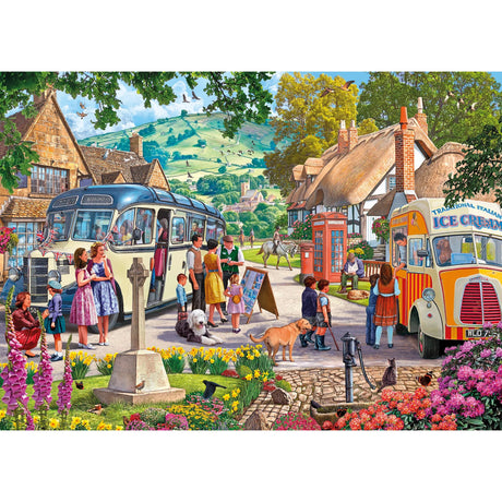 Boarding the Bus - Gibsons 1000 Piece Jigsaw Puzzle - Phillips Hobbies