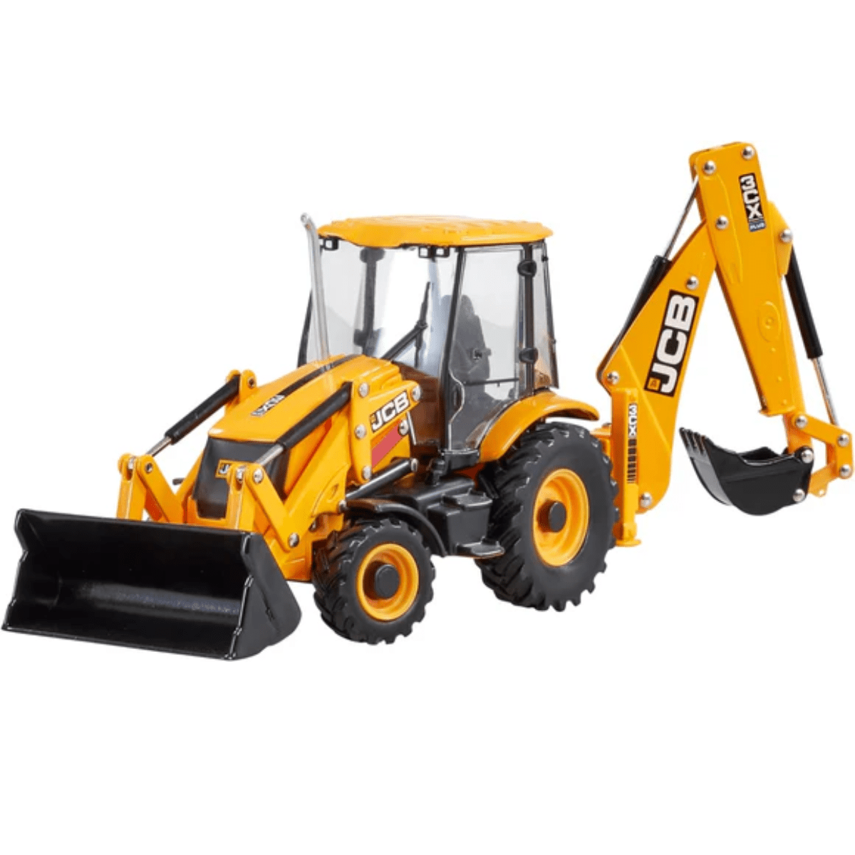 Britains 43343 JCB 3CX Plus Sitemaster Backhoe Loader - 1:32 Scale - Phillips Hobbies