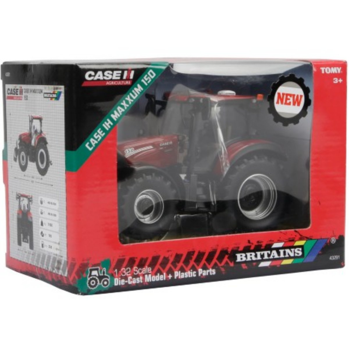 Britains CASE Maxxum 150 Tractor - 1:32 Scale - Phillips Hobbies