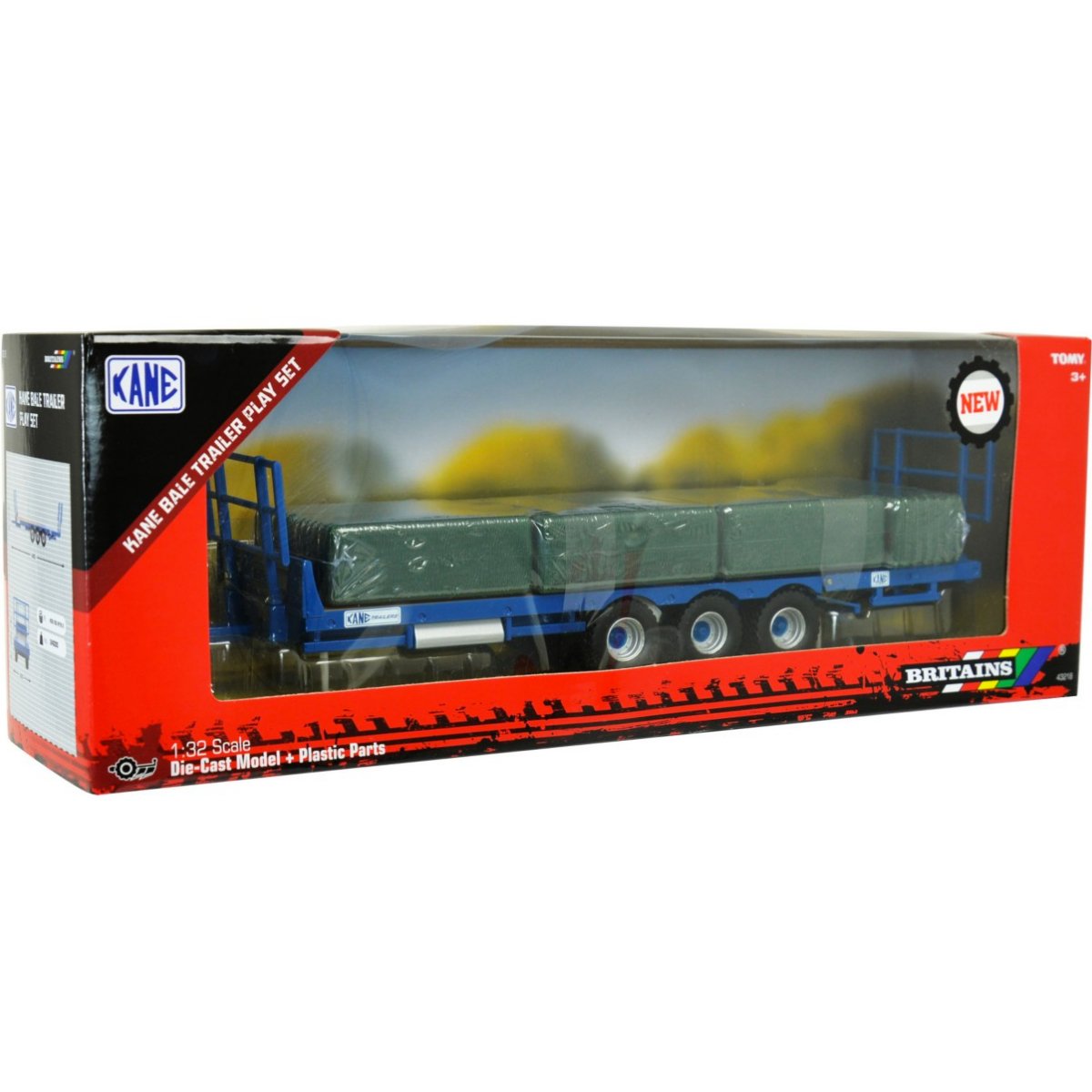 Britains Kane Bale Trailer Set - 1:32 Scale - Phillips Hobbies