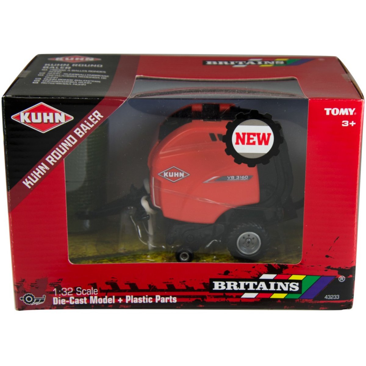 Britains Kuhn Round Baler - 1:32 Scale - Phillips Hobbies