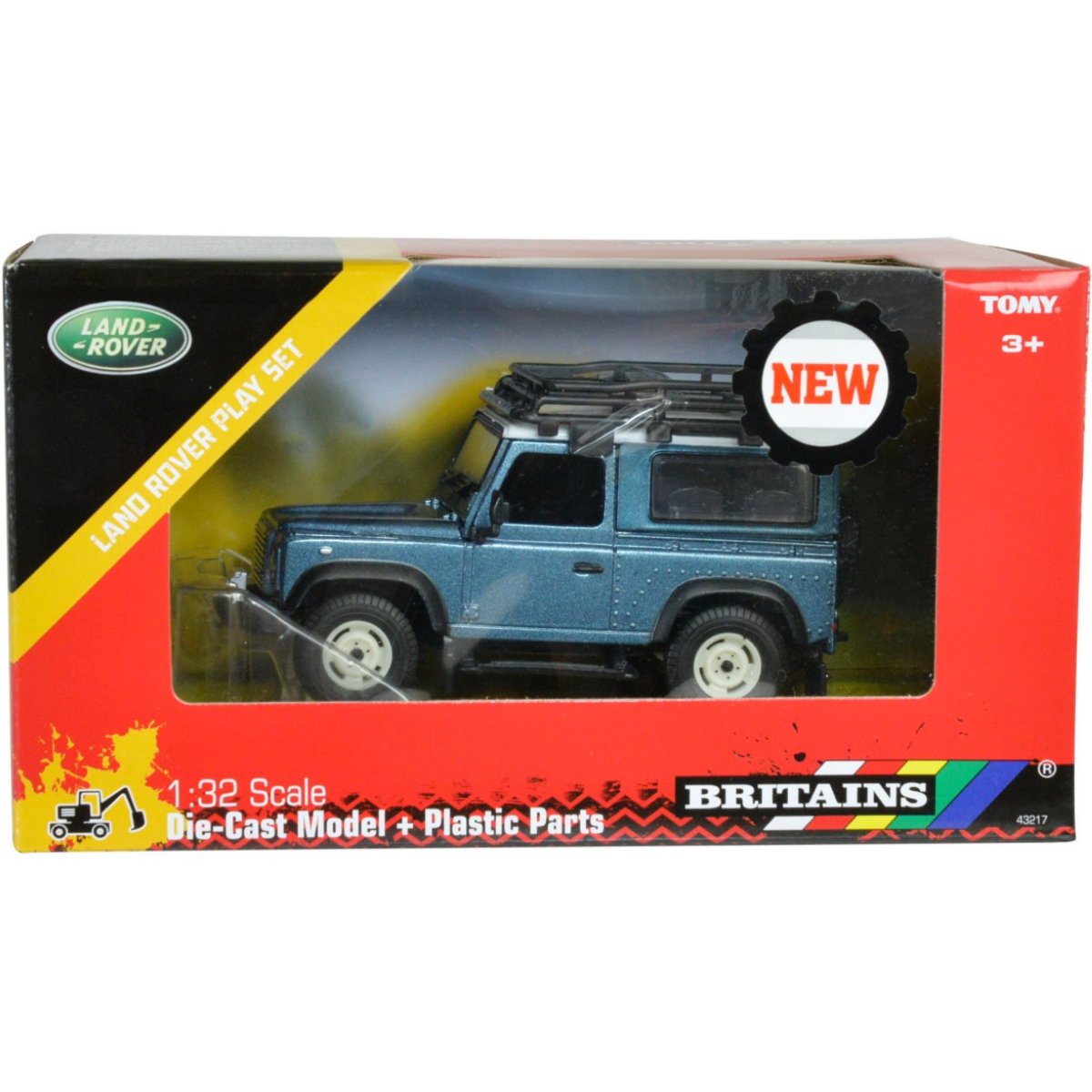 Britains Land Rover Defender & Roof Rack & Winch - 1:32 Scale - Phillips Hobbies