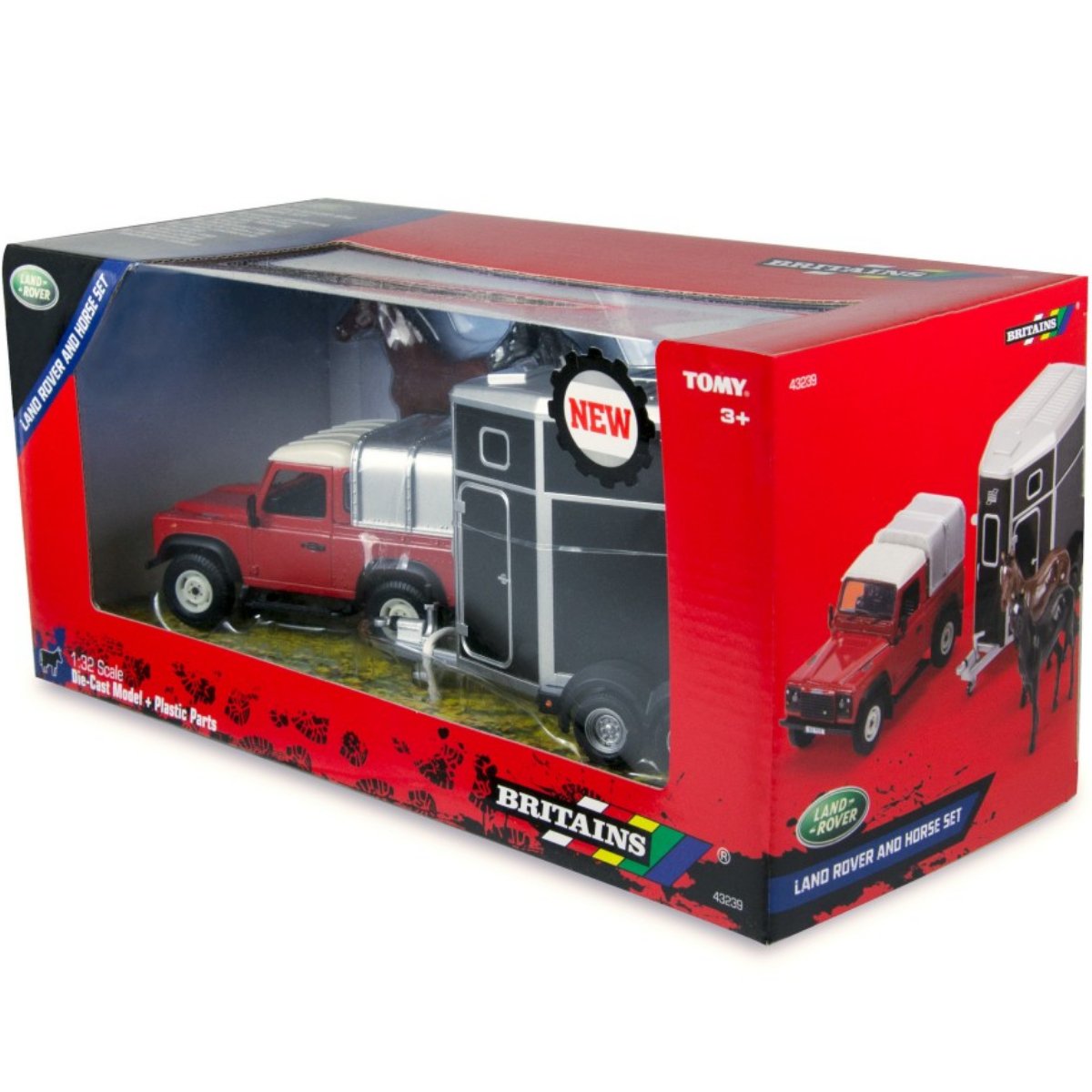 Britains Land Rover Horse Set - 1:32 Scale - Phillips Hobbies