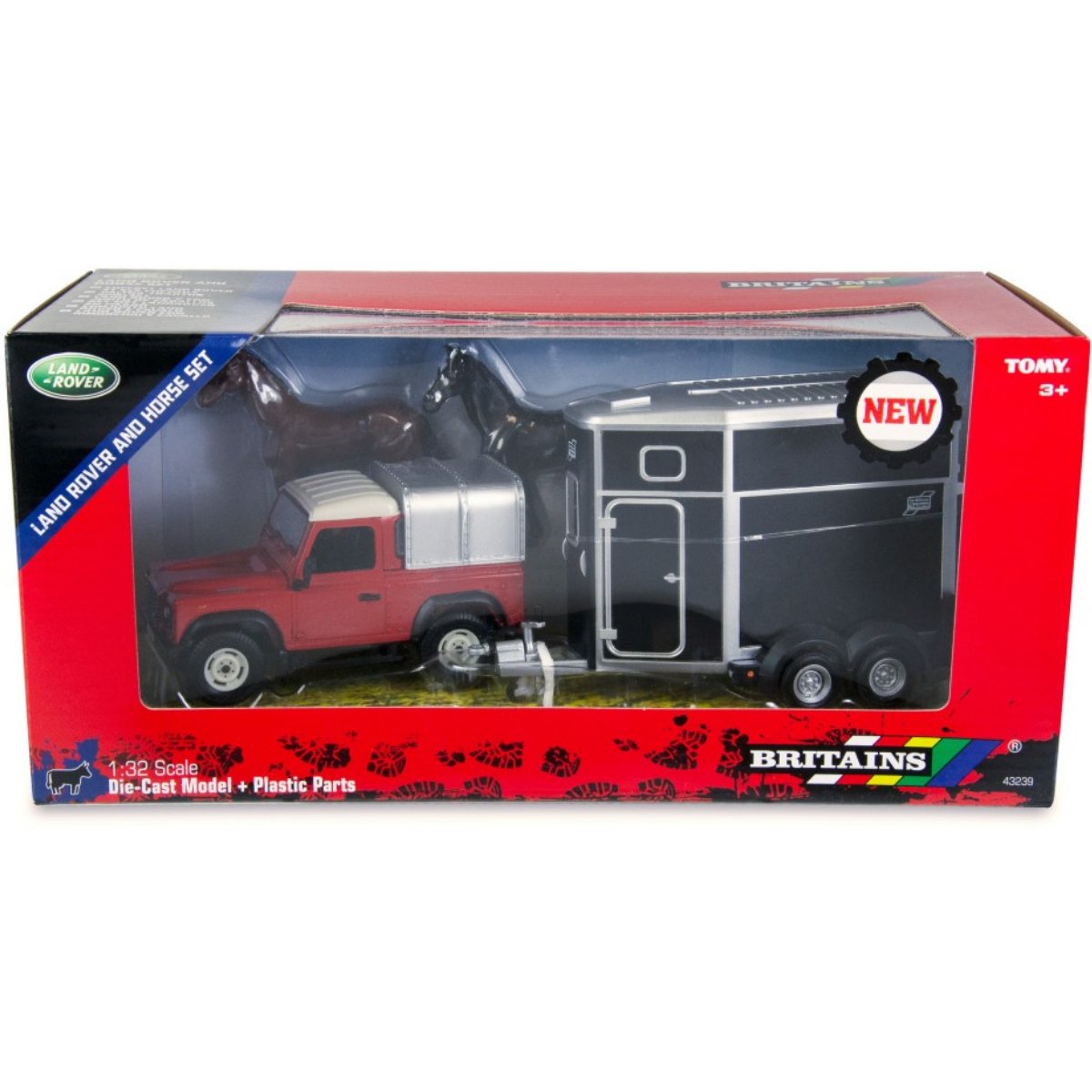 Britains Land Rover Horse Set - 1:32 Scale - Phillips Hobbies