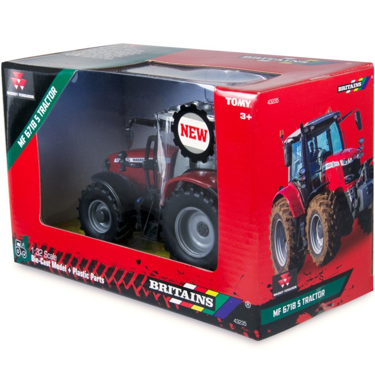 Britains Massey Ferguson 6718 S Tractor - 1:32 Scale - Phillips Hobbies