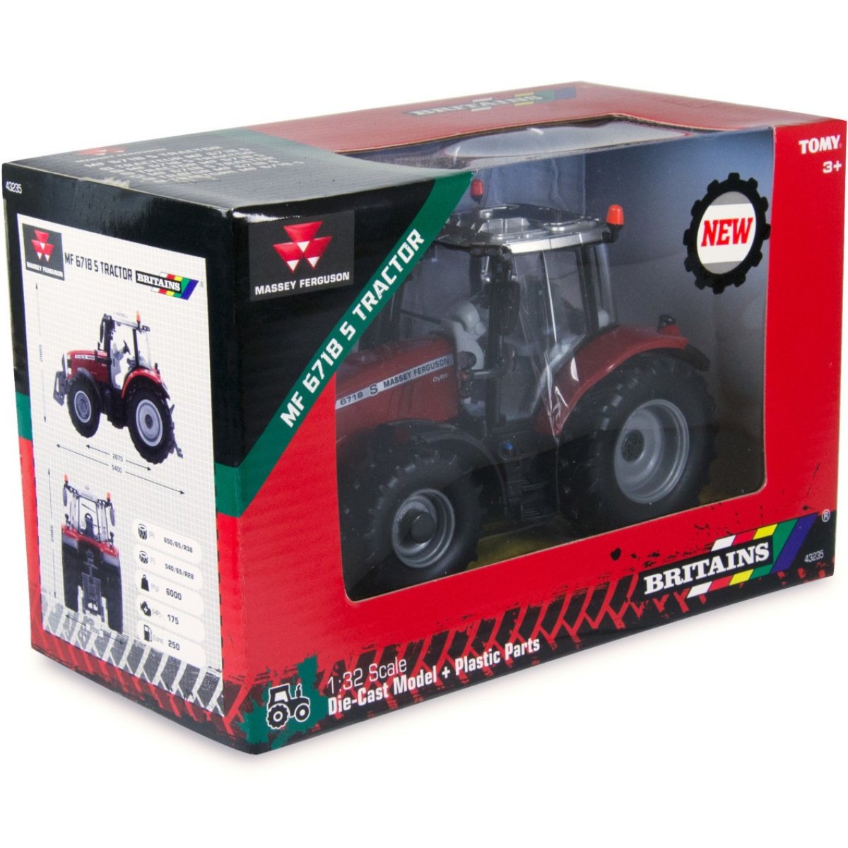 Britains Massey Ferguson 6718 S Tractor - 1:32 Scale - Phillips Hobbies