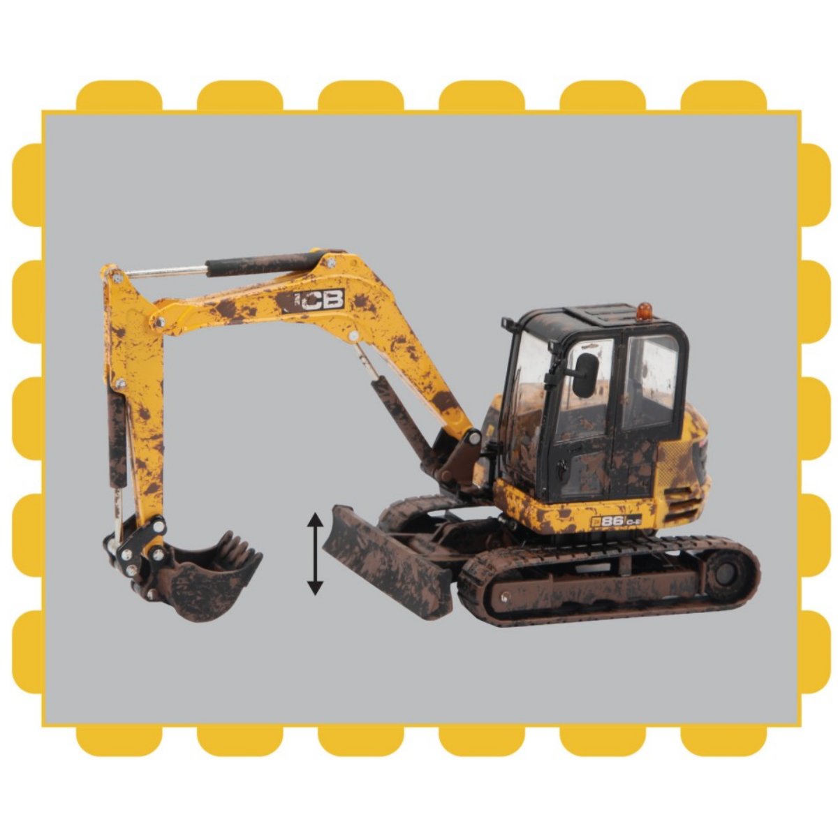 Britains Muddy JCB Midi Excavator - 1:32 Scale - Phillips Hobbies