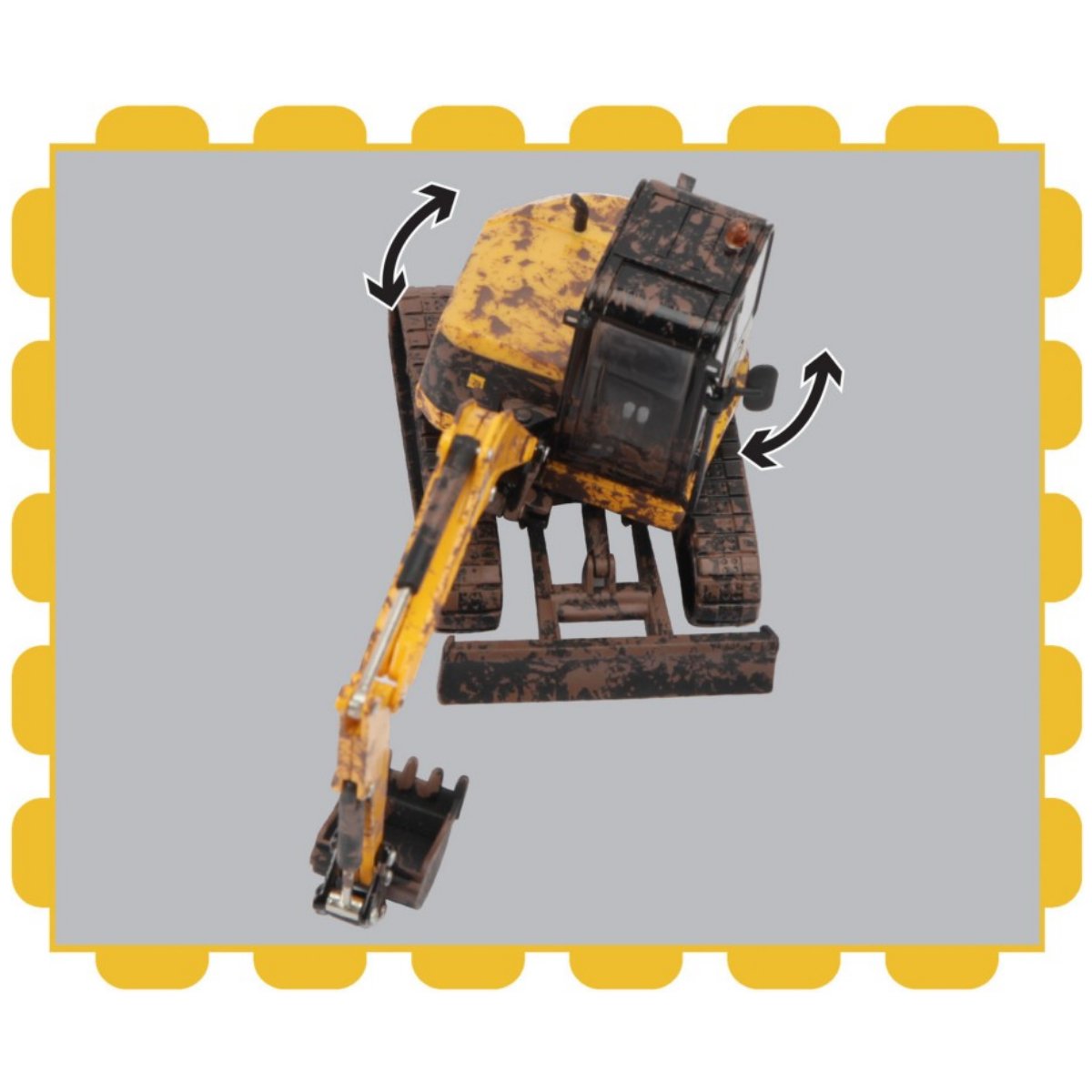 Britains Muddy JCB Midi Excavator - 1:32 Scale - Phillips Hobbies
