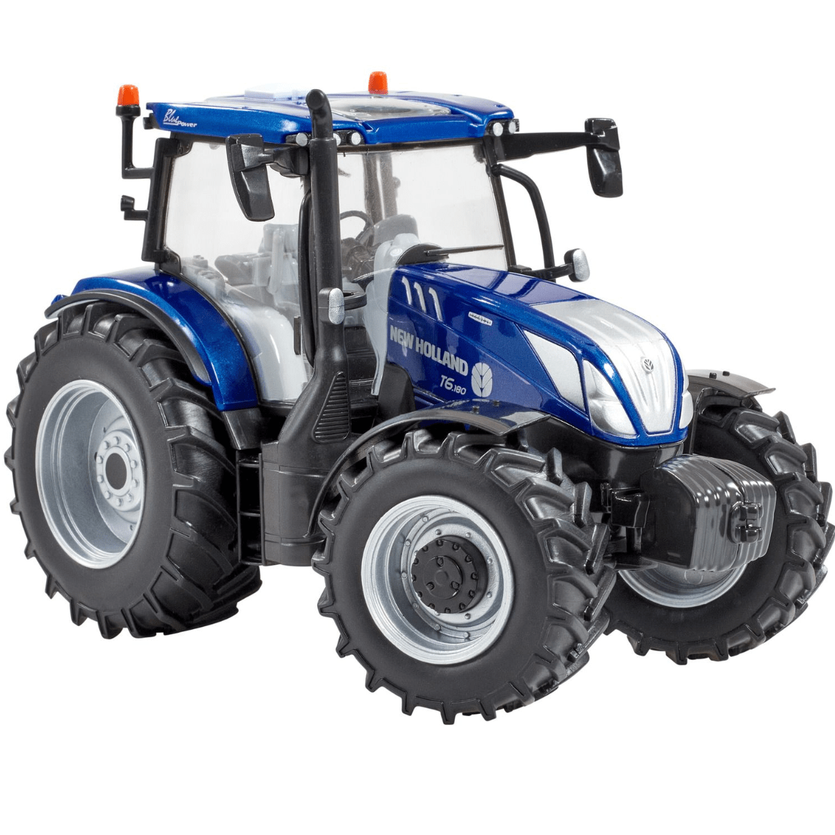 Britains New Holland T6.180 Blue Power Tractor - 1:32 Scale - Phillips Hobbies