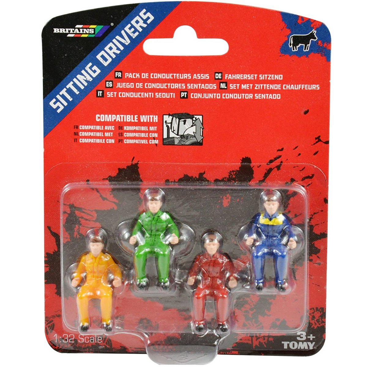 Britains Sitting Drivers Pack - 1:32 Scale - Phillips Hobbies