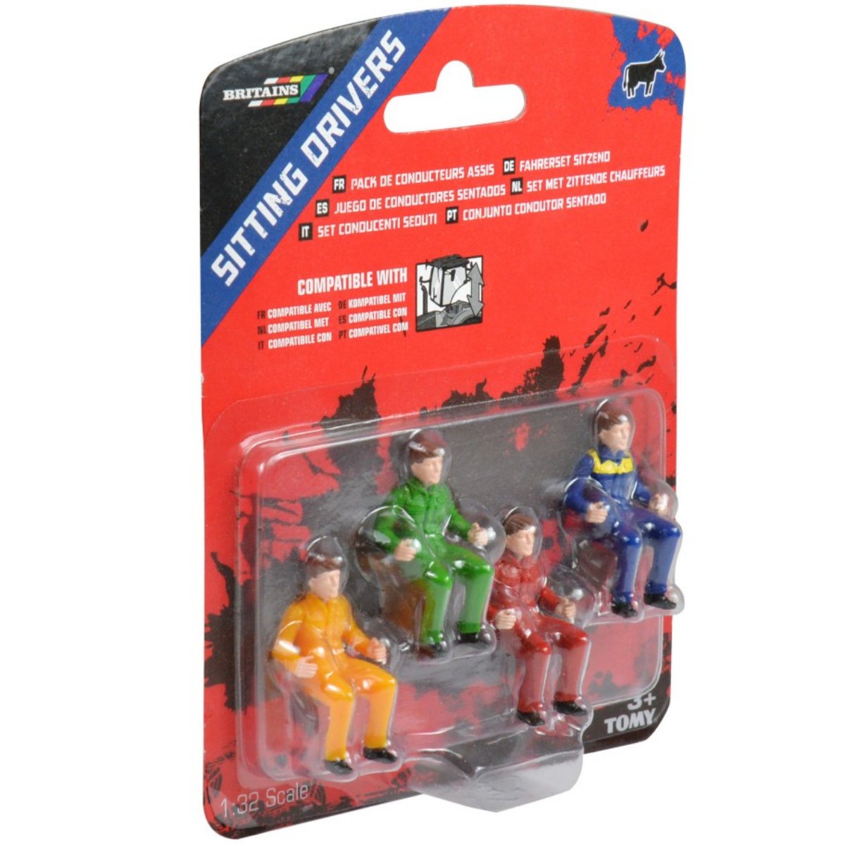 Britains Sitting Drivers Pack - 1:32 Scale - Phillips Hobbies