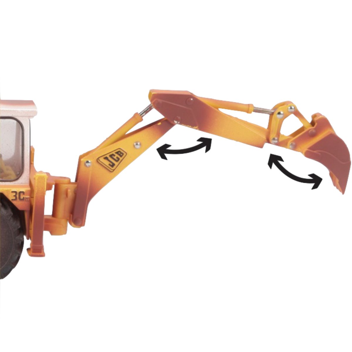 Britains Weathered JCB 3C MARK III - 1:32 Scale - Phillips Hobbies