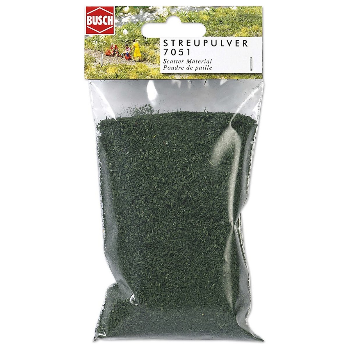 Busch 7051 Dark Green Scatter Material - Phillips Hobbies