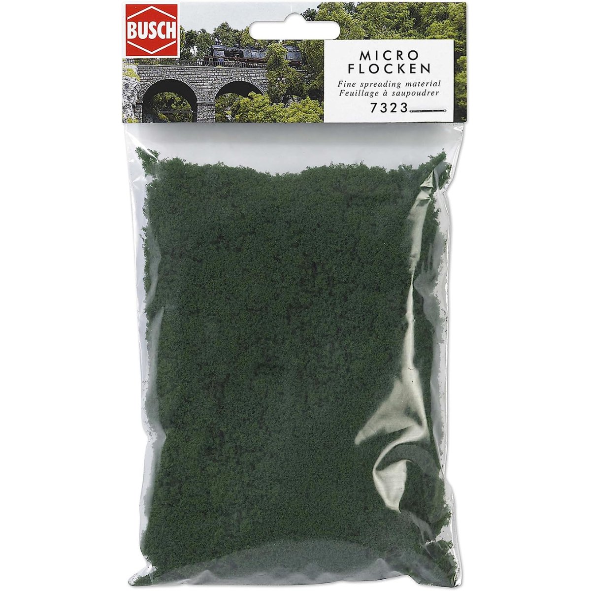 Busch 7323 Dark Green Fine Micro Flock - Phillips Hobbies