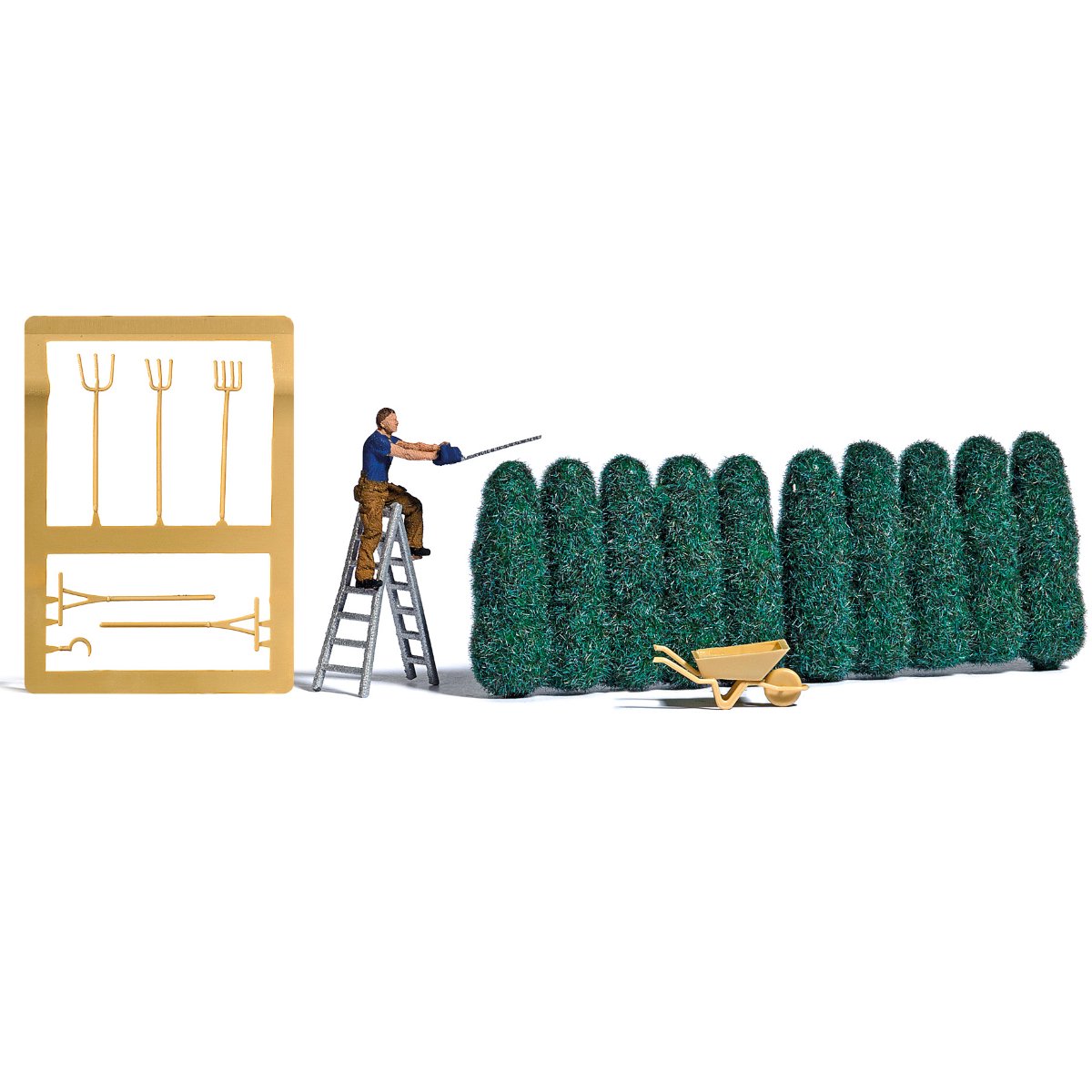 Busch 7838 Hedge Trimming Set - HO / OO Gauge - Phillips Hobbies