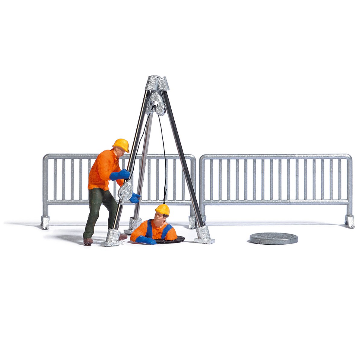 Busch 7907 Sewer Workers - HO / OO Gauge - Phillips Hobbies