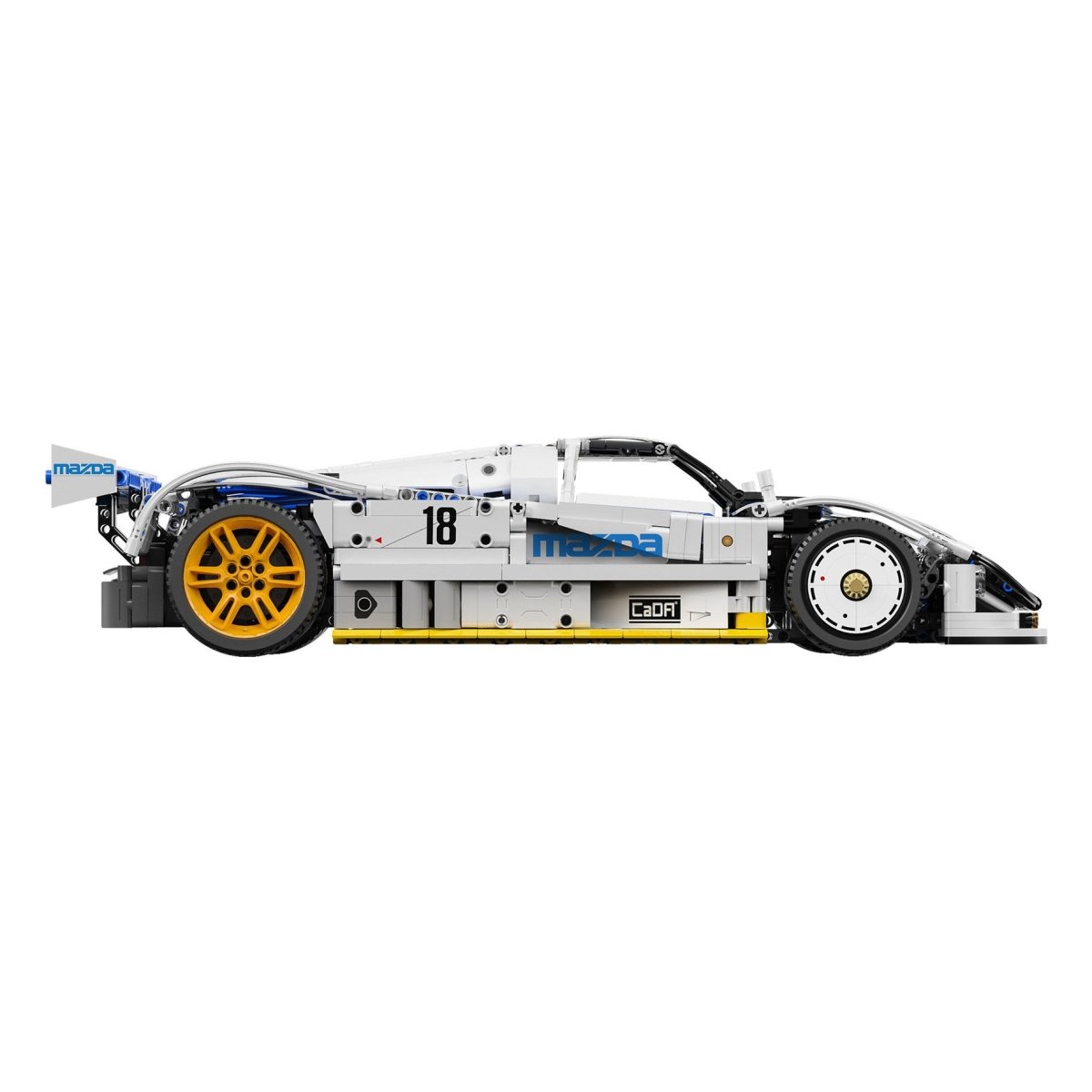 CaDA Bricks Mazda 787B Race Car 1797 pcs Construction Toy Set 1:10 Scale - Phillips Hobbies