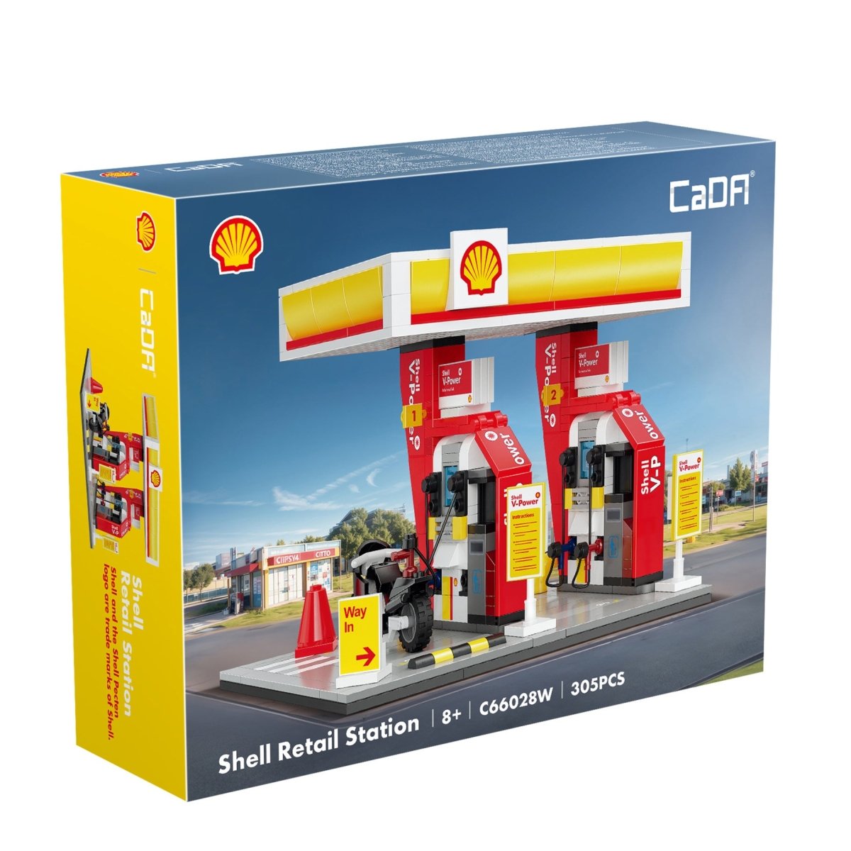 CaDA Bricks Shell Retail Station 305pcs Construction Toy Set - Phillips Hobbies