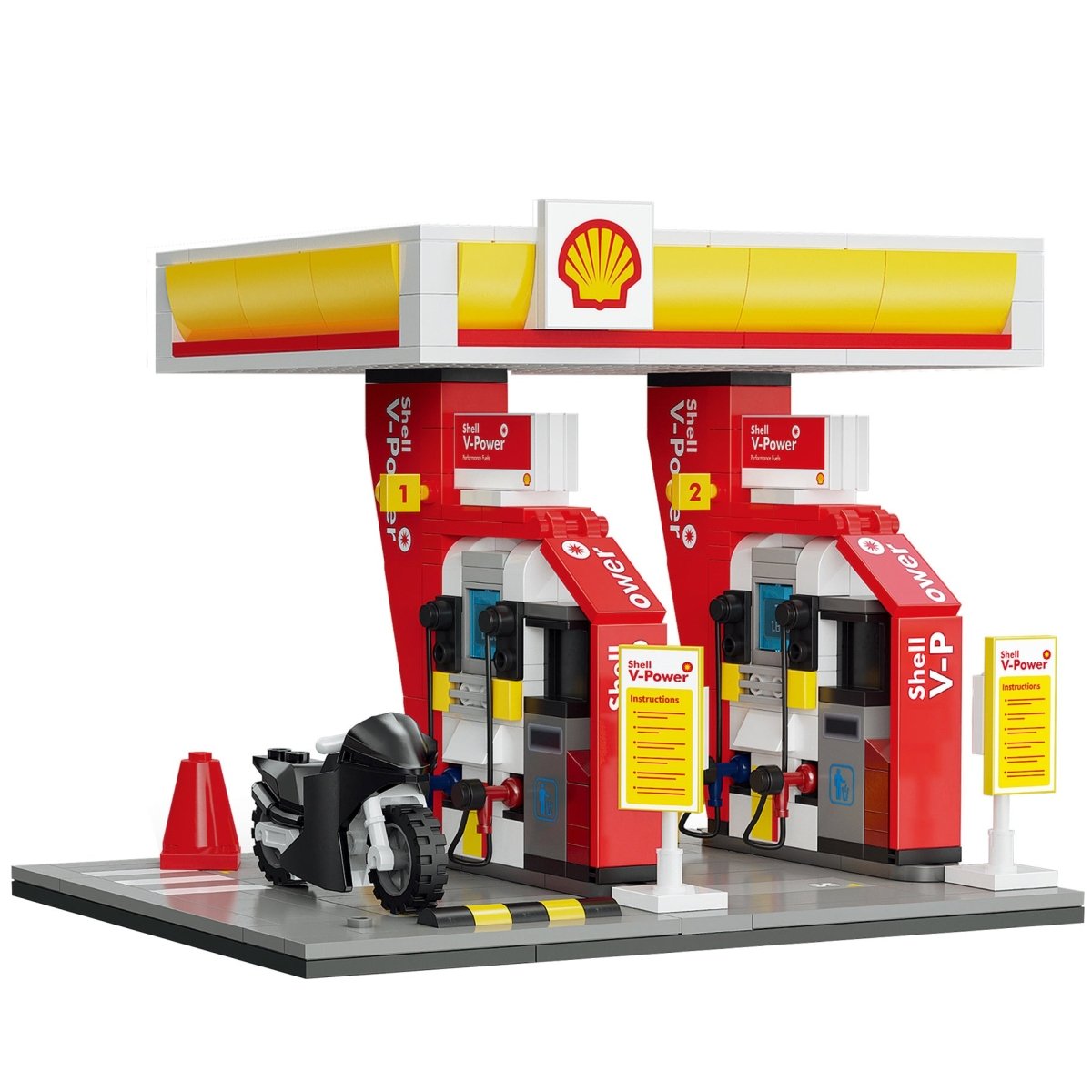 CaDA Bricks Shell Retail Station 305pcs Construction Toy Set - Phillips Hobbies