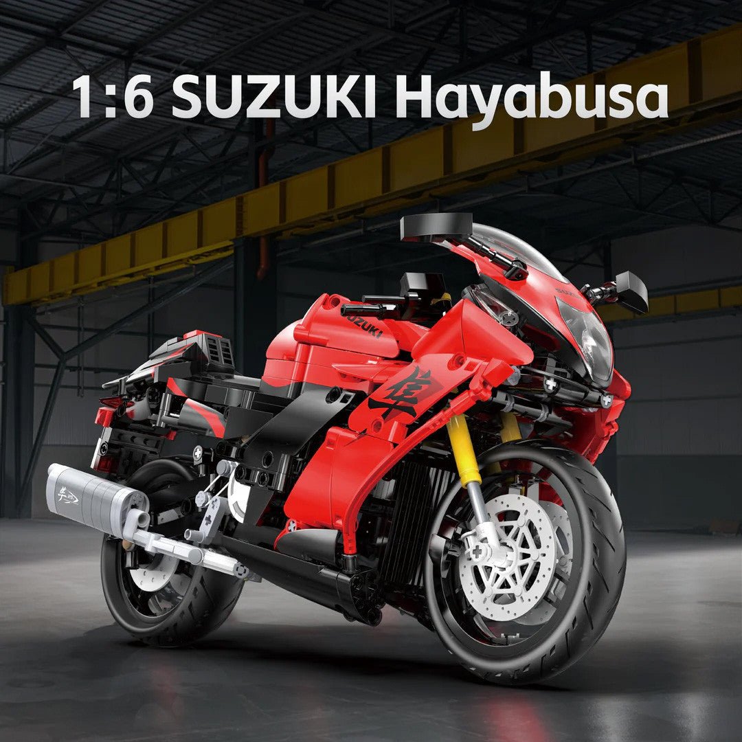 CaDA Bricks Suzuki Hayabusa Motorbike 1043 pcs 1:6 Construction Toy Set - Phillips Hobbies