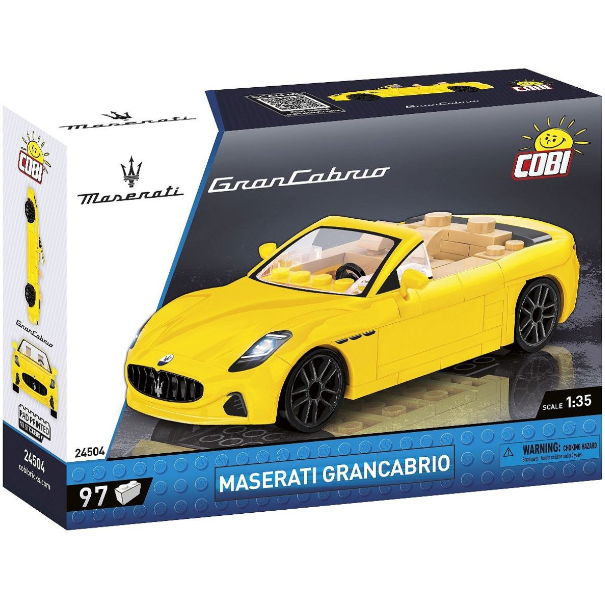 COBI 24504 Maserati GranCabrio 1:35 Scale Brick Model 97pcs - Phillips Hobbies