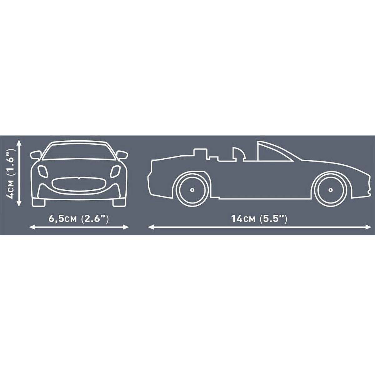 COBI 24504 Maserati GranCabrio 1:35 Scale Brick Model 97pcs - Phillips Hobbies