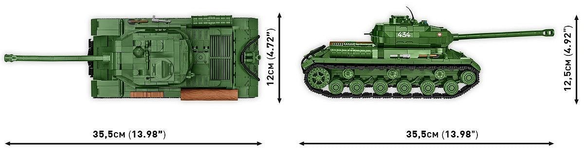 COBI 2578 WWII IS - 2 Heavy Tank 1:28 Scale Brick Model 1051pcs - Phillips Hobbies