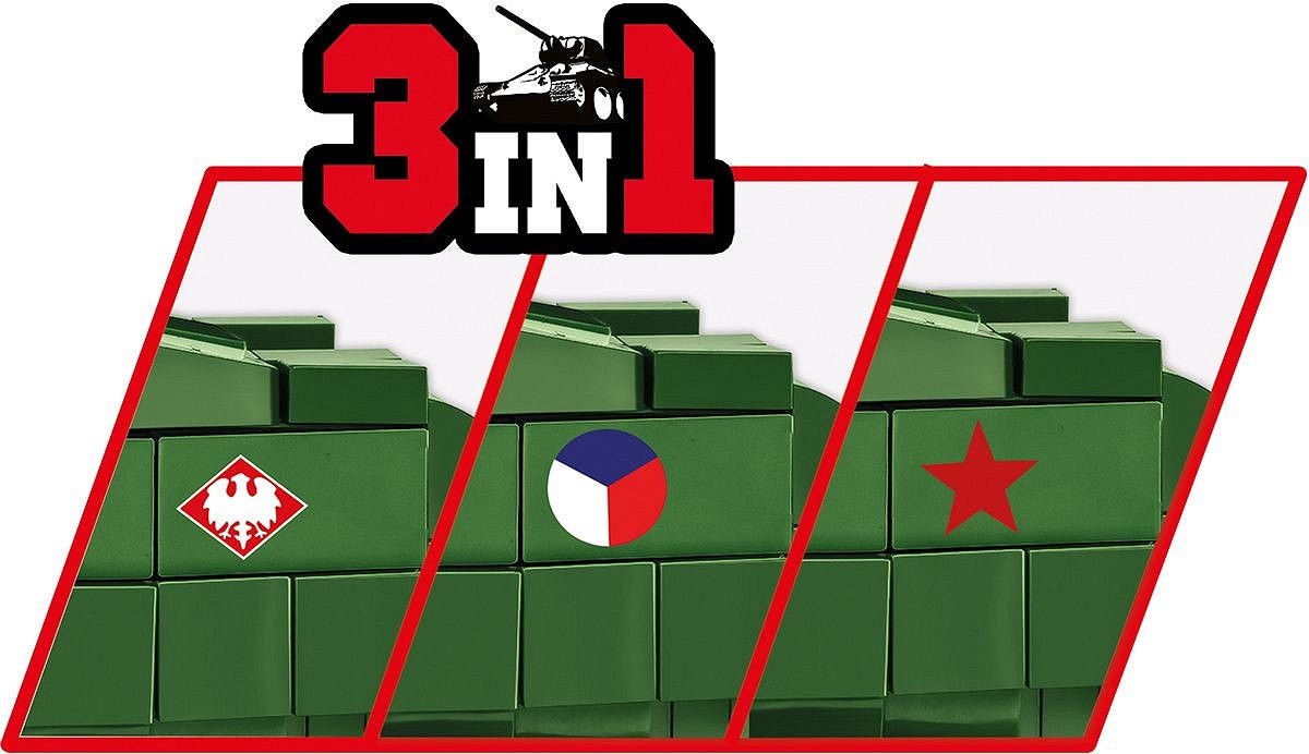 COBI 2578 WWII IS - 2 Heavy Tank 1:28 Scale Brick Model 1051pcs - Phillips Hobbies