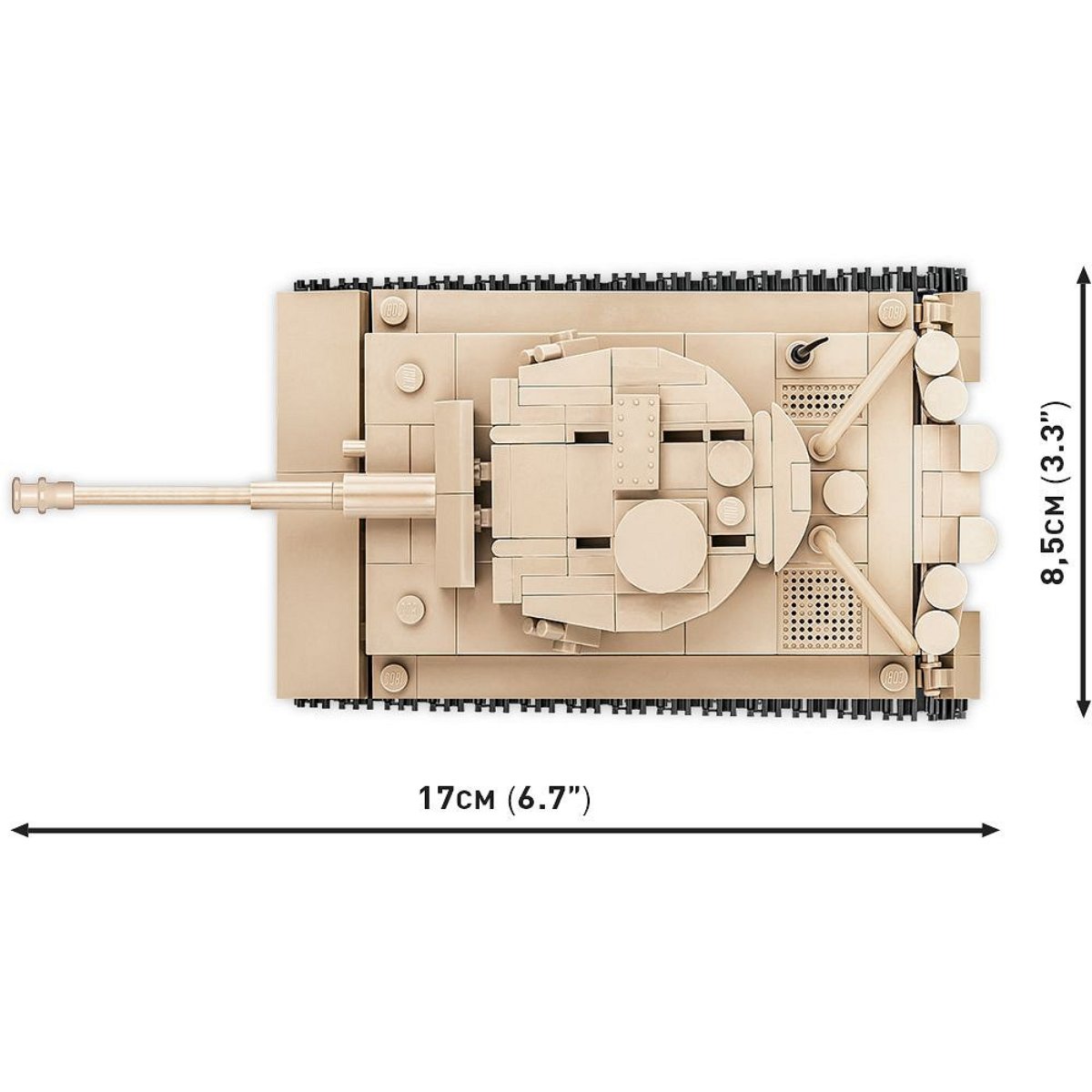 COBI 2710 PzKpfw VI Tiger 131 1:48 Scale Brick Model 340pcs - Phillips Hobbies