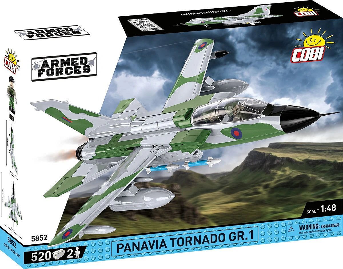 COBI 5852 Panavia Tornado GR.1 - 1:48 Scale Brick Model - Phillips Hobbies