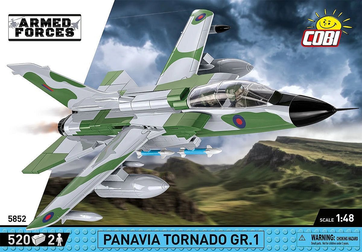 COBI 5852 Panavia Tornado GR.1 - 1:48 Scale Brick Model - Phillips Hobbies